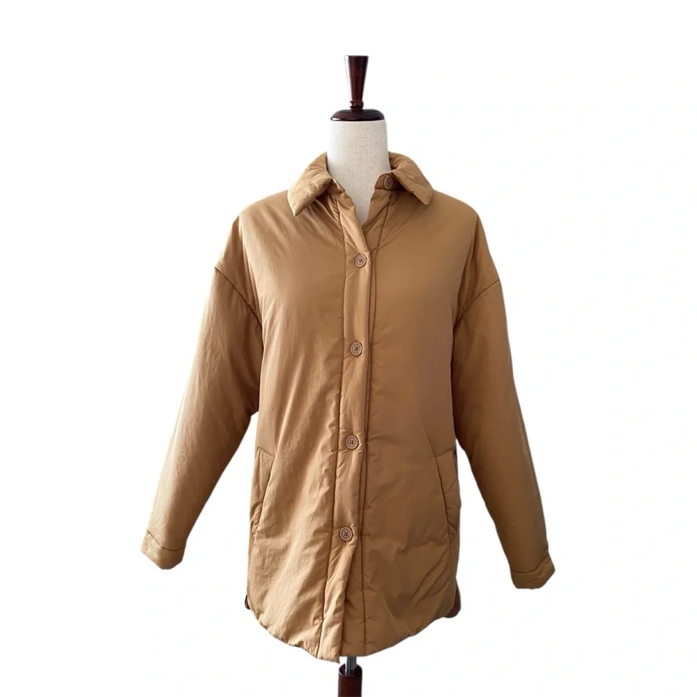 We The Free Crazy Cool Shirt Jacket XS Lightweight Oversized Canyon Sunset
